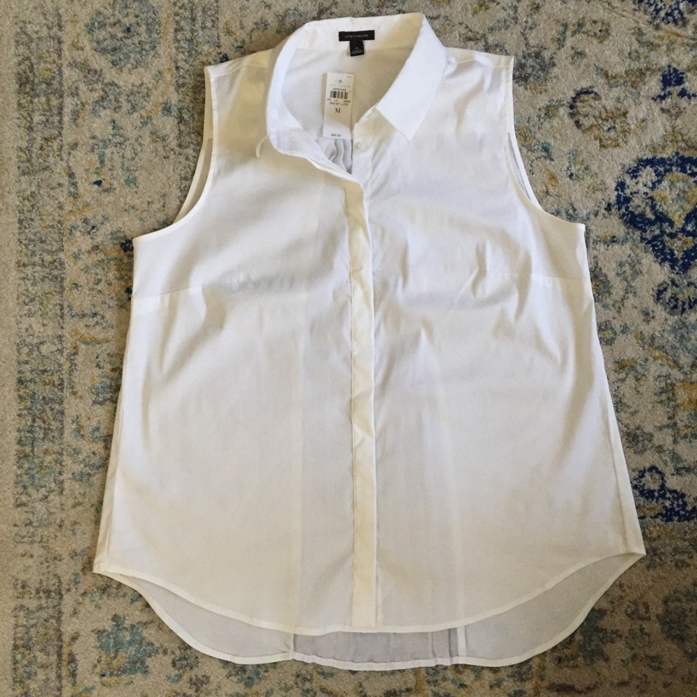 Ann Taylor Button Down Tank